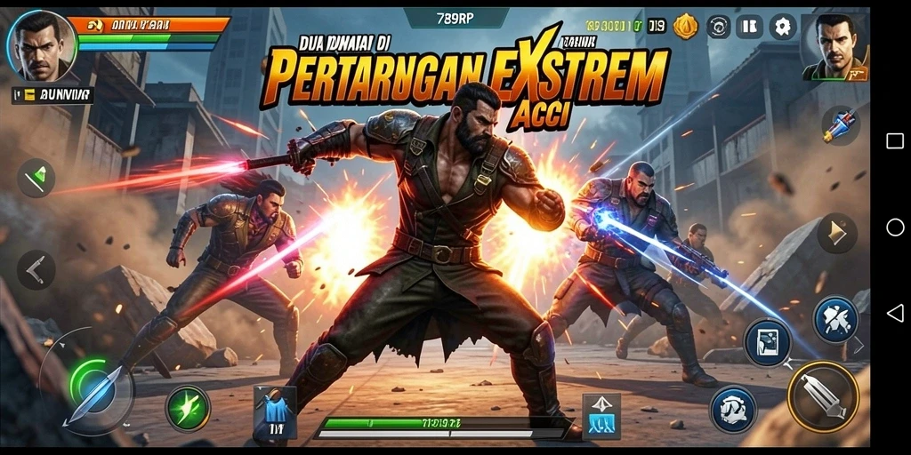 Tangkapan layar <strong>789RP</strong> menampilkan aksi intens dalam pertempuran yang mendebarkan.