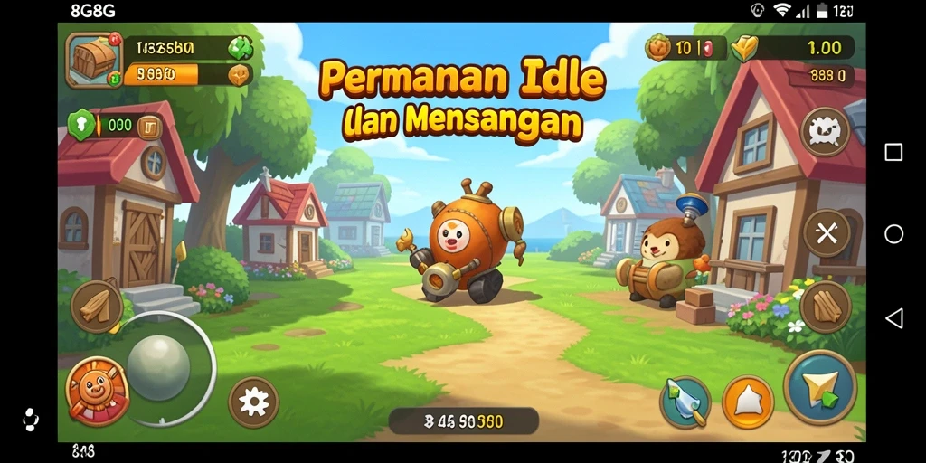 Gambaran gameplay menarik dari permainan Idle 8G8G.