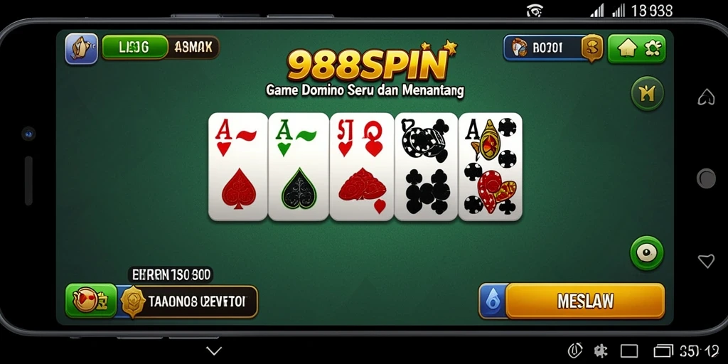 Gameplay seru domino di 988SPIN, penuh strategi dan tantangan.