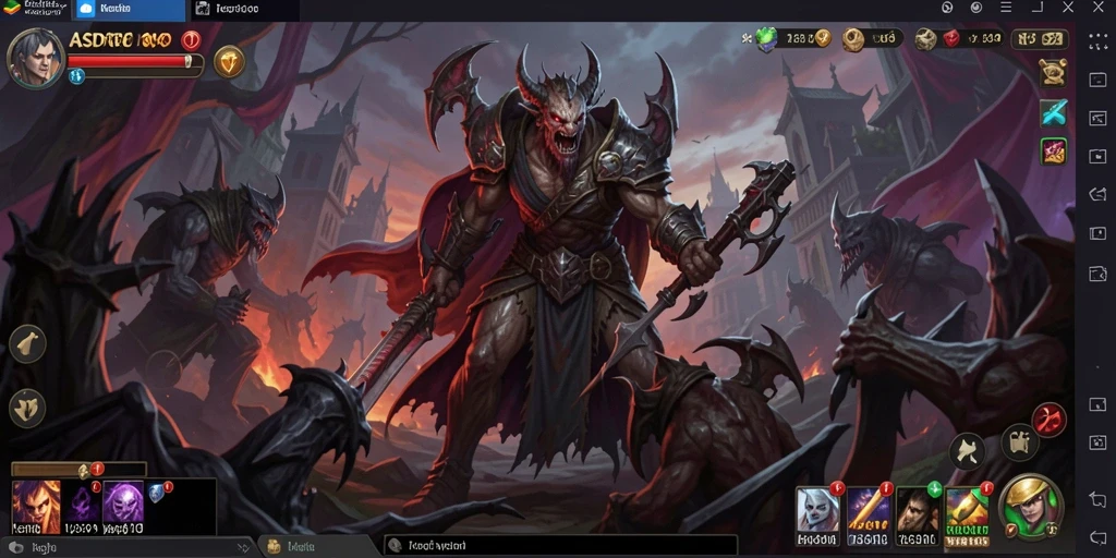 Tampilan gameplay yang menegangkan dan menyeramkan dalam ASDTOTO.