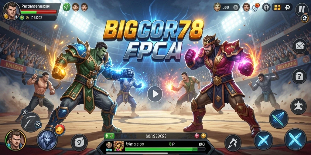 Gameplay premium BIGCOR78 dengan pertarungan yang mendebarkan.