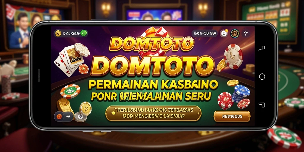 Tampilan menarik dari gameplay DOMTOTO yang penuh aksi kasino.
