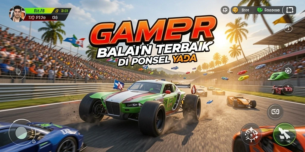 Gameplay balap seru dan menegangkan di GAMERP.