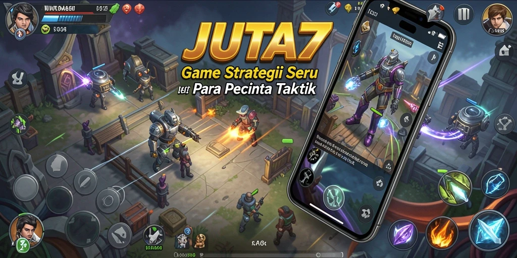 Screenshot JUTA7 menampilkan aksi strategi yang mendebarkan.