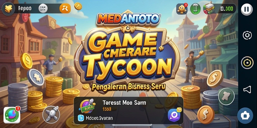 Screenshot gameplay MEDANTOTO dengan fitur Tycoon yang menarik