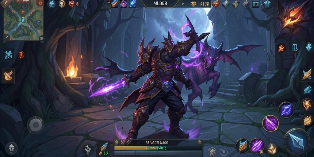 Screenshot menampilkan aksi menegangkan dalam game horor MLBB8.