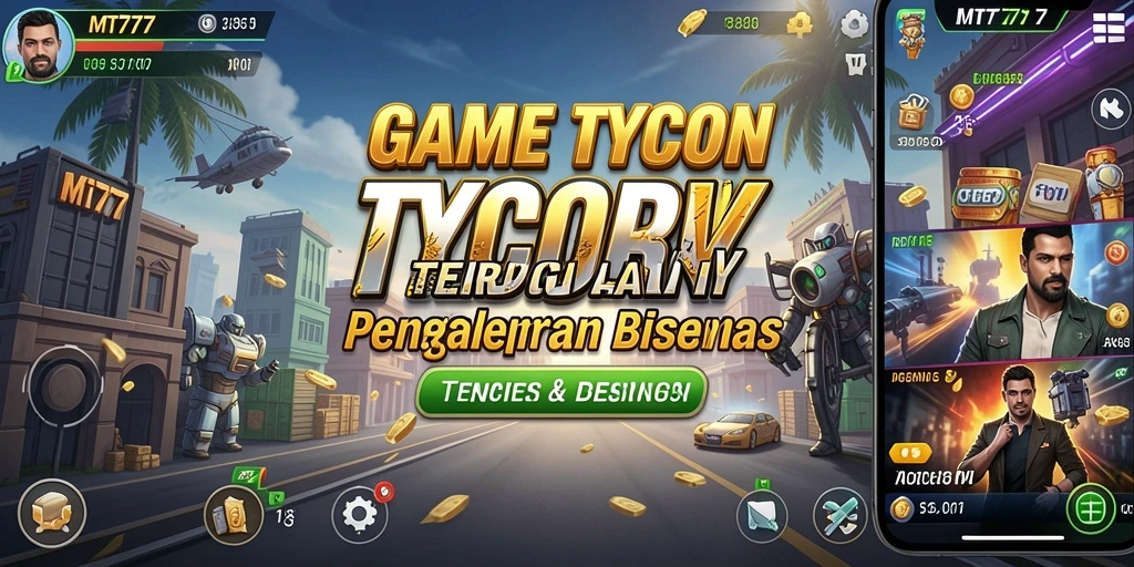 Tampilan gameplay <strong>MT777</strong> yang memukau dan penuh strategi manajemen bisnis.