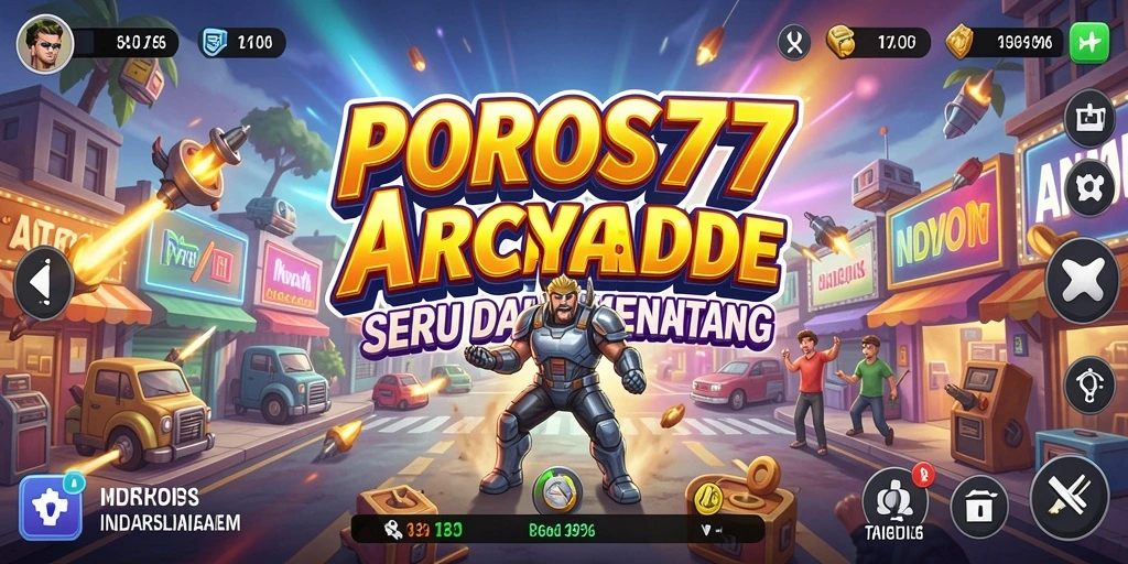 Tangkapan layar POROS77 menunjukkan gameplay seru dan penuh warna.
