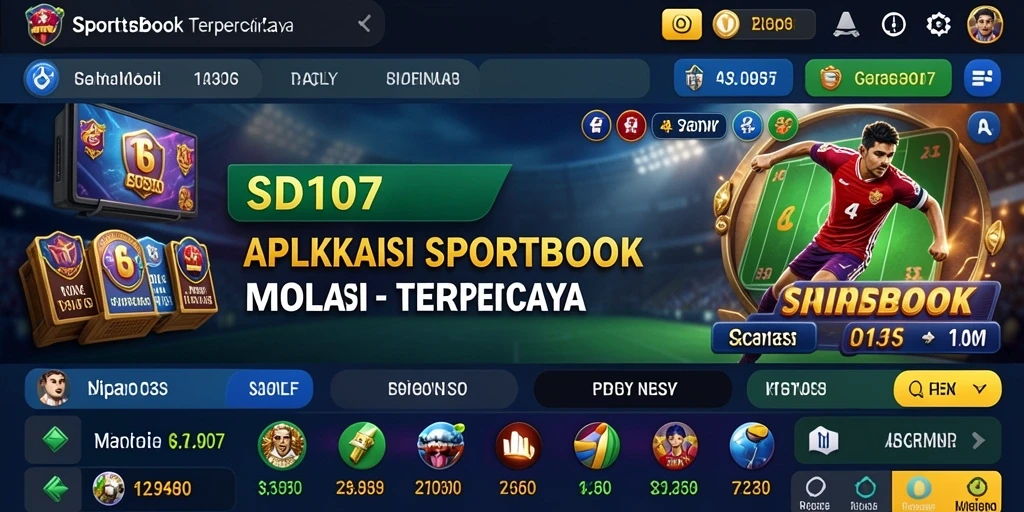 Tampilan screenshot SD107 menunjukkan pengalaman taruhan yang seru dan interaktif.