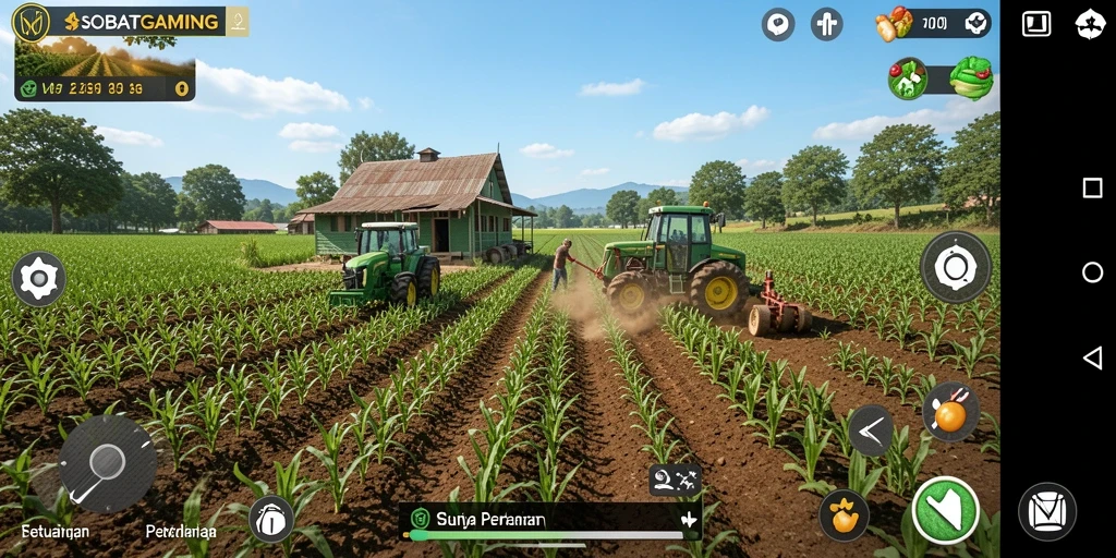 Tampilan menarik dari gameplay pertanian SOBATGAMING.