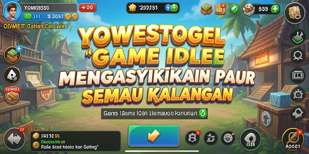 Gameplay YOWESTOGEL yang mengasyikkan dengan elemen Idle.